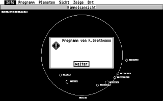 Ephemeriden der Planeten